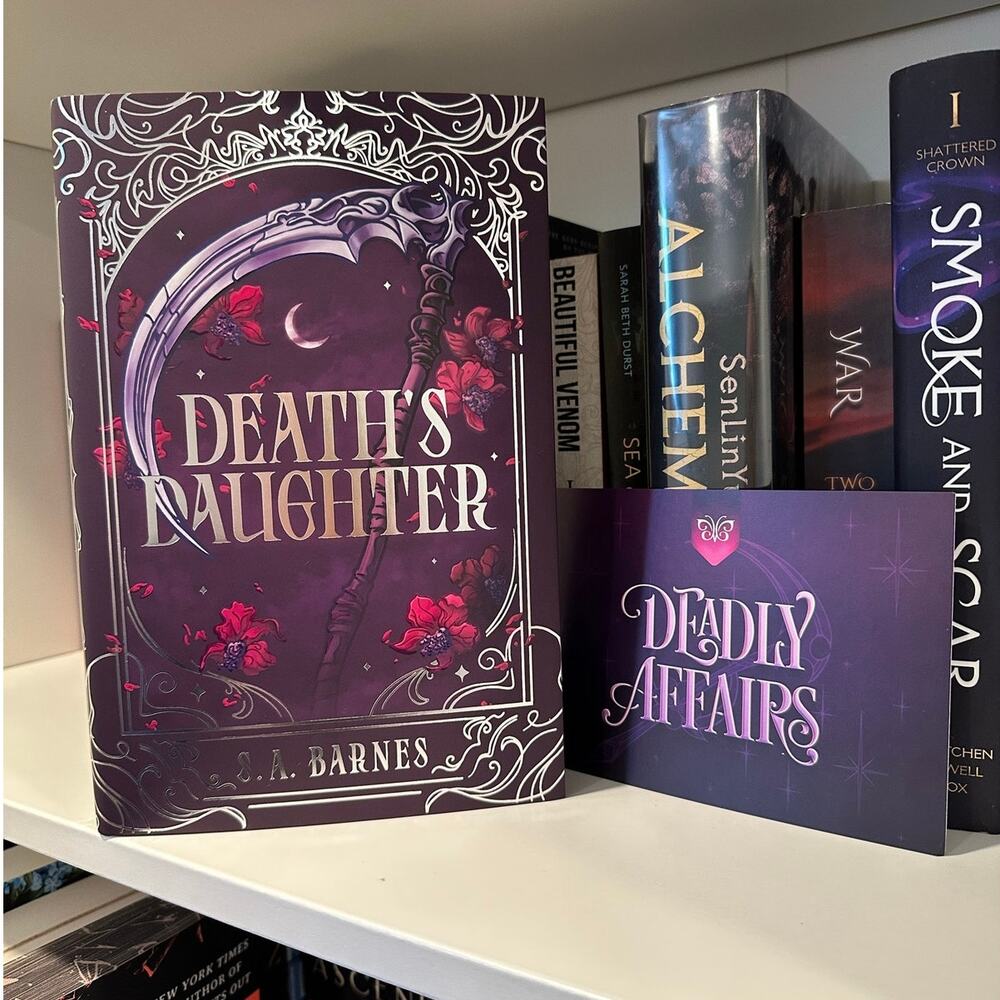 Fairyloot Special Edition Death's Daughter S.A. Barnes Hardcover